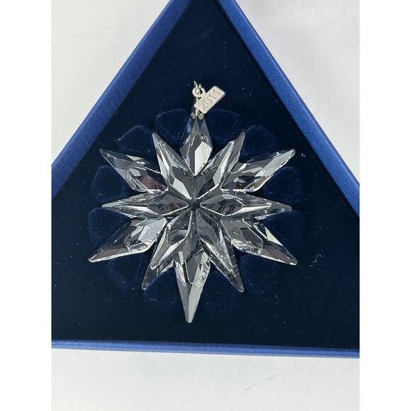 Swarovski 2011 20 Years Annual Edition Christmas Ornament Snowflake w/ Box - Picture 4 of 7